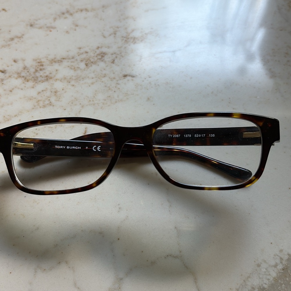 EUC Tory Burch Prescription Glasses Women’s Tortoiseshell TY 2067 with Case - Picture 7 of 7
